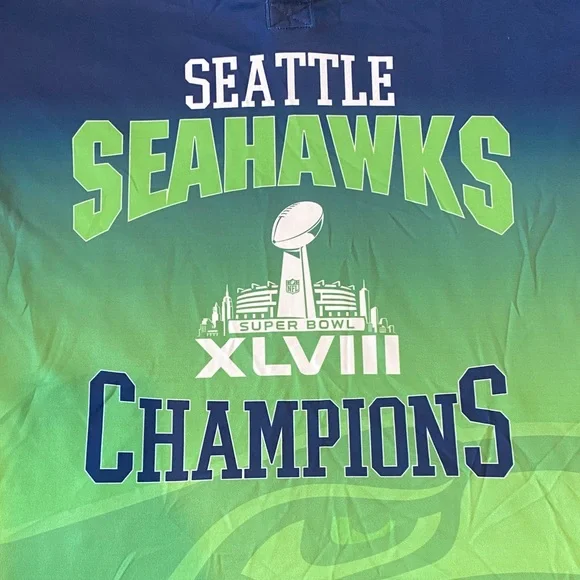 NFL Seattle Seahawks Long Sleeve Hoodie - Picture 3 of 9
